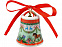 Новогодний колокольчик «Ретро» с логотипом в Волгограде заказать по выгодной цене в кибермаркете AvroraStore