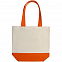 Холщовая сумка Shopaholic, оранжевая с логотипом в Волгограде заказать по выгодной цене в кибермаркете AvroraStore