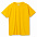 Футболка Regent 150, желтая с логотипом в Волгограде заказать по выгодной цене в кибермаркете AvroraStore