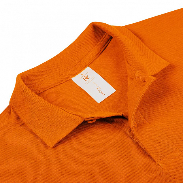 Рубашка поло ID.001 оранжевая с логотипом в Волгограде заказать по выгодной цене в кибермаркете AvroraStore