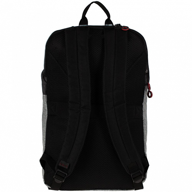 Рюкзак для ноутбука Burst Argentum, серый с темно-серым с логотипом в Волгограде заказать по выгодной цене в кибермаркете AvroraStore