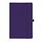 Бизнес-блокнот "Gracy", 130х210 мм, фиолет., кремовая бумага, гибкая обложка, в линейку, на резинке с логотипом в Волгограде заказать по выгодной цене в кибермаркете AvroraStore