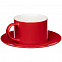 Чайная пара Clio, красная с логотипом в Волгограде заказать по выгодной цене в кибермаркете AvroraStore