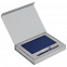 Набор Basis: ежедневник 10х16 см и ручка, синий с логотипом в Волгограде заказать по выгодной цене в кибермаркете AvroraStore