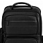 Кожаный рюкзак для ноутбука Santiago, черный с логотипом в Волгограде заказать по выгодной цене в кибермаркете AvroraStore