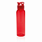 Герметичная бутылка для воды из AS-пластика, красная с логотипом в Волгограде заказать по выгодной цене в кибермаркете AvroraStore
