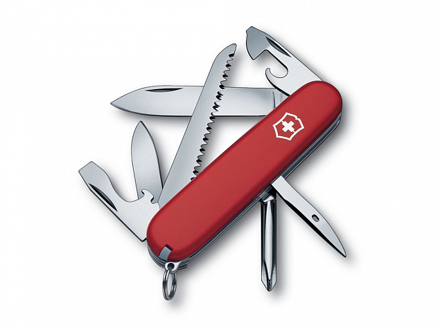 Нож перочинный «Hiker», 91 мм, 13 функций с логотипом в Волгограде заказать по выгодной цене в кибермаркете AvroraStore