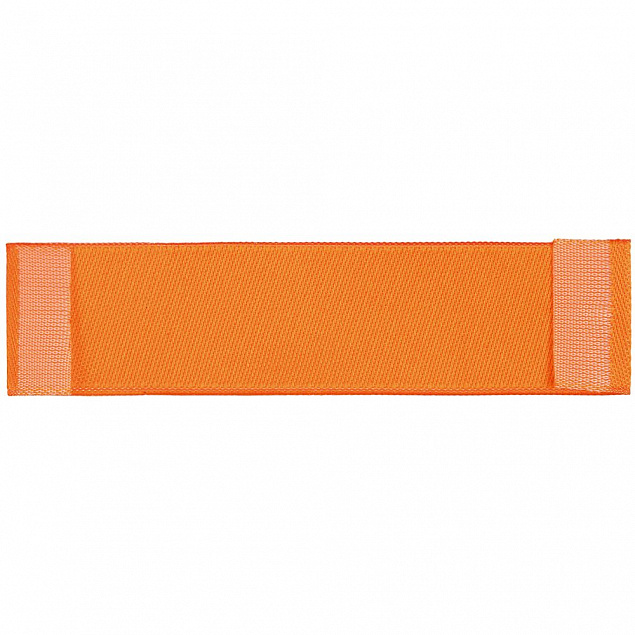 Лейбл тканевый Epsilon, S, оранжевый с логотипом в Волгограде заказать по выгодной цене в кибермаркете AvroraStore