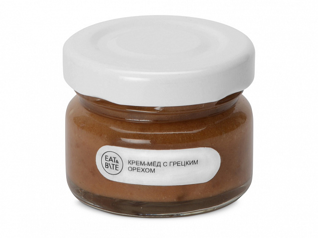 Крем-мёд с грецким орехом с логотипом в Волгограде заказать по выгодной цене в кибермаркете AvroraStore