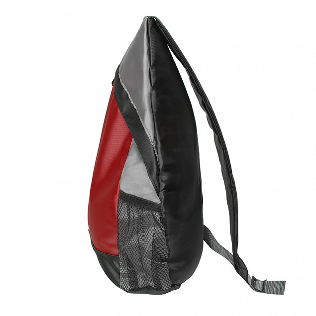 Рюкзак Pick, красный/серый/чёрный, 41 x 32 см, 100% полиэстер 210D с логотипом в Волгограде заказать по выгодной цене в кибермаркете AvroraStore