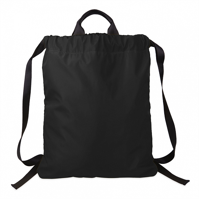 Рюкзак RUN new, черный, 48х40см, 100% полиэстер с логотипом в Волгограде заказать по выгодной цене в кибермаркете AvroraStore