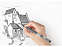 Ручка гелевая Mi High-capacity Gel Pen (10-Pack) MJZXB02WCHW (BHR4603GL) с логотипом в Волгограде заказать по выгодной цене в кибермаркете AvroraStore
