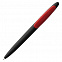 Ручка шариковая Prodir DS5 TRR-P Soft Touch, черная с красным с логотипом в Волгограде заказать по выгодной цене в кибермаркете AvroraStore