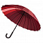Зонт-трость «Спектр»,красный с логотипом в Волгограде заказать по выгодной цене в кибермаркете AvroraStore
