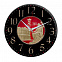 Часы стеклянные на заказ Time Wheel с логотипом в Волгограде заказать по выгодной цене в кибермаркете AvroraStore