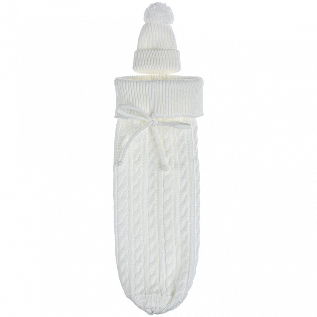 Чехол на бутылку Albus, белый с логотипом в Волгограде заказать по выгодной цене в кибермаркете AvroraStore