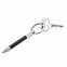 Ручка-брелок Construction Micro, черный с логотипом в Волгограде заказать по выгодной цене в кибермаркете AvroraStore