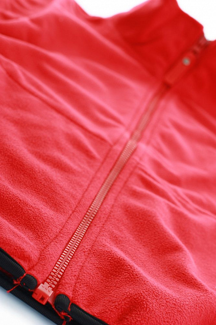 Куртка флисовая женская SARASOTA, красная с логотипом в Волгограде заказать по выгодной цене в кибермаркете AvroraStore
