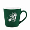 Керамическая кружка Sole, 350 ml, soft-touch, зеленая с логотипом в Волгограде заказать по выгодной цене в кибермаркете AvroraStore