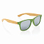 Солнцезащитные очки из переработанного пластика RCS с бамбуковыми дужками с логотипом в Волгограде заказать по выгодной цене в кибермаркете AvroraStore