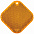 Светоотражатель «Квадрат», оранжевый с логотипом в Волгограде заказать по выгодной цене в кибермаркете AvroraStore