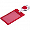 Чехол для пропуска с ретрактором Dorset, красный с логотипом в Волгограде заказать по выгодной цене в кибермаркете AvroraStore