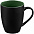 Кружка Bright Tulip, матовая, черная с белым с логотипом в Волгограде заказать по выгодной цене в кибермаркете AvroraStore