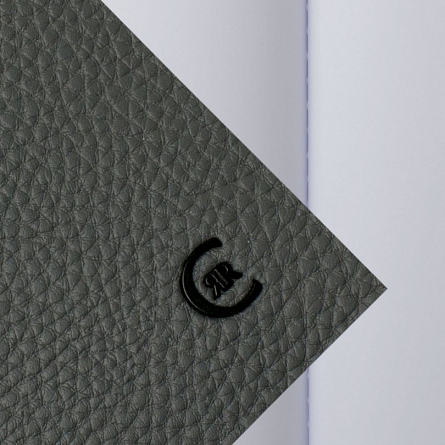 Блокнот Hamilton Mini, серый с логотипом в Волгограде заказать по выгодной цене в кибермаркете AvroraStore