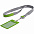 Чехол для пропуска с лентой и ретрактором Devon, белый с логотипом в Волгограде заказать по выгодной цене в кибермаркете AvroraStore