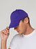 Бейсболка Convention, фиолетовая с логотипом в Волгограде заказать по выгодной цене в кибермаркете AvroraStore
