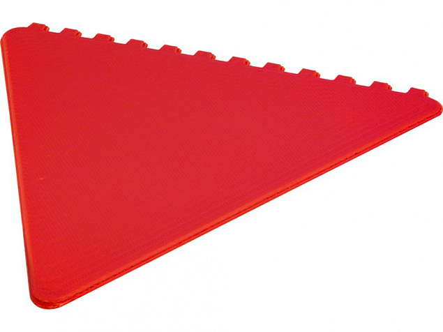 Треугольный скребок Frosty 2.0 , красный с логотипом в Волгограде заказать по выгодной цене в кибермаркете AvroraStore