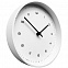 Часы настенные White, белые с логотипом в Волгограде заказать по выгодной цене в кибермаркете AvroraStore