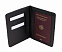 Портмоне для паспорта HILL DALE, черный с логотипом в Волгограде заказать по выгодной цене в кибермаркете AvroraStore