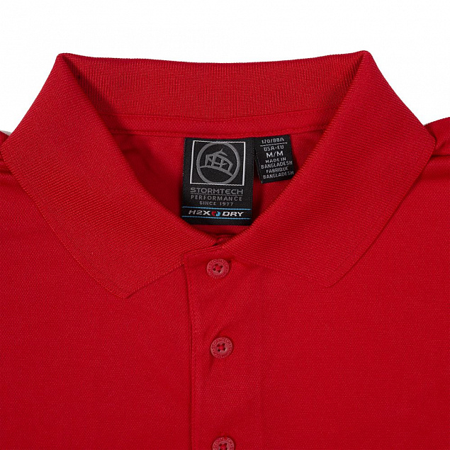 Рубашка поло мужская Eclipse H2X-Dry, темно-синяя с логотипом в Волгограде заказать по выгодной цене в кибермаркете AvroraStore
