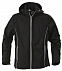 Куртка софтшелл мужская SKYRUNNING, черная с логотипом в Волгограде заказать по выгодной цене в кибермаркете AvroraStore