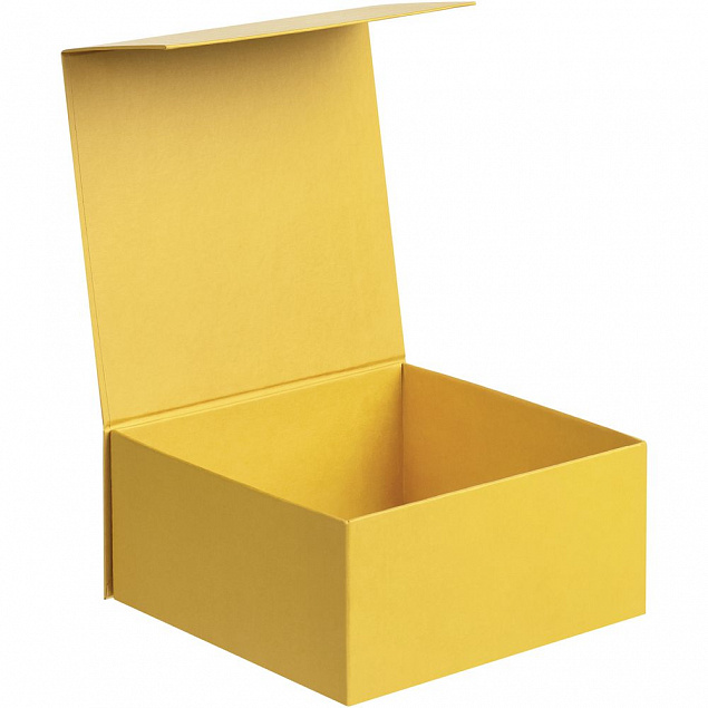 Коробка Pack In Style, желтая с логотипом в Волгограде заказать по выгодной цене в кибермаркете AvroraStore