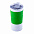 Термокружка вакуумная 'Funny" белая, зеленая, силикон с логотипом в Волгограде заказать по выгодной цене в кибермаркете AvroraStore