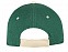 Бейсболка New Castle 6-ти панельная, зеленый/натуральный с логотипом в Волгограде заказать по выгодной цене в кибермаркете AvroraStore