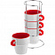 Кружка Inset, красная с логотипом в Волгограде заказать по выгодной цене в кибермаркете AvroraStore