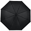 Зонт складной Monsoon, черный с логотипом в Волгограде заказать по выгодной цене в кибермаркете AvroraStore