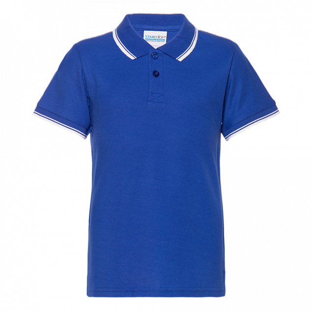 Рубашка поло StanTrophyJunior Синий с логотипом в Волгограде заказать по выгодной цене в кибермаркете AvroraStore