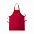 Фартук KONNER, красный, 20% хлопок, 80% полиэстер с логотипом в Волгограде заказать по выгодной цене в кибермаркете AvroraStore