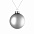Елочный шар Finery Matt, 8 см, матовый черный с логотипом в Волгограде заказать по выгодной цене в кибермаркете AvroraStore