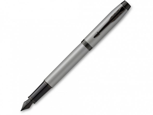 Ручка перьевая Parker IM MGREY BT с логотипом в Волгограде заказать по выгодной цене в кибермаркете AvroraStore
