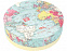 Набор тарелок «Карта мира» с логотипом в Волгограде заказать по выгодной цене в кибермаркете AvroraStore