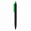 Черная ручка X3 Smooth Touch, зеленый с логотипом в Волгограде заказать по выгодной цене в кибермаркете AvroraStore