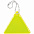 Светоотражатель Spare Care, треугольник, желтый неон с логотипом в Волгограде заказать по выгодной цене в кибермаркете AvroraStore