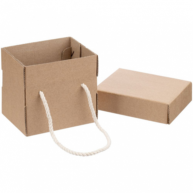 Коробка для кружки Kitbag, с длинными ручками с логотипом в Волгограде заказать по выгодной цене в кибермаркете AvroraStore