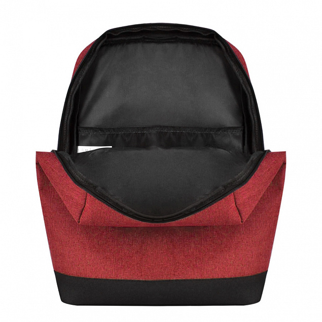 Рюкзак Boom, красный/чёрный, 43 x 30 x 13 см, 100% полиэстер  с логотипом в Волгограде заказать по выгодной цене в кибермаркете AvroraStore