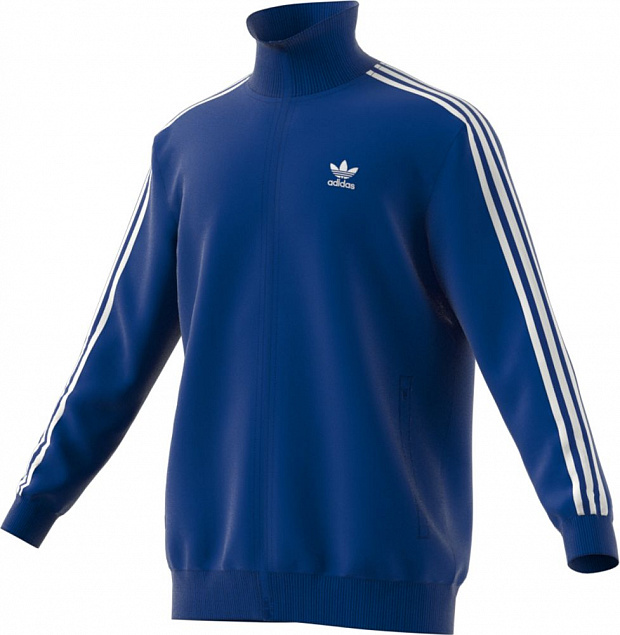 Куртка тренировочная Franz Beckenbauer, синяя с логотипом в Волгограде заказать по выгодной цене в кибермаркете AvroraStore